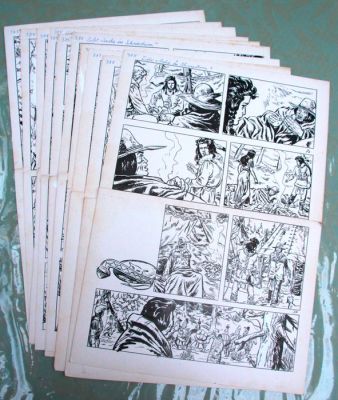 Frank Sels - 11 Original page - Silberpfeil /Zilverpijl - Heft 385 - 1978 | Catawiki
