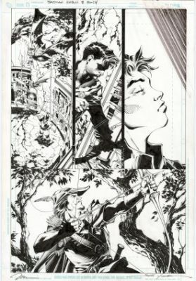 Lee, Jim - ALL-STAR BATMAN AND ROBIN THE BOY WONDER #8 Interior Page | ComicConnect (Buy It Now)