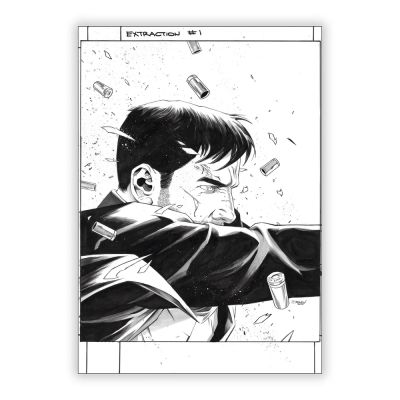 Declan Shalvey | Ripcord - Extraction Beginnings : Issue 01 Ashcan Variant Cover Art | Declan Shalvey