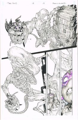 Freddie E. Williams II | TMNT (2024) (Issue 18, Pg 17) 11 x 17 | Freddie E. Williams II