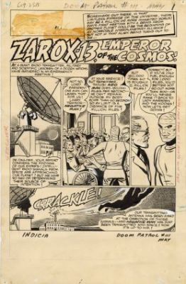 Premiani, Bruno - DOOM PATROL, THE-1964 #111 Title Page | ComicConnect