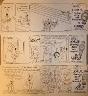 Toon (Driel, Toon Van) | 3 Original strips  - Lorus  - (1986) | Catawiki