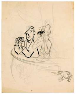 Sempé | Illustration à l’encre de Chine et à la mine de… | Millon