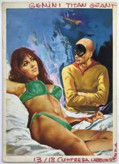 Marcarini, Primo | original cover for "Gemini  - Géant Titan"  - (1960s) | Catawiki