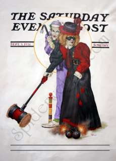 Mark Romanoski | DC Pop Meets Rockwell  Puttin’ and Puddin’ | Spiderweb Art Gallery