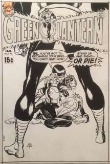 Gil Kane - Green Lantern #74 Cover (Dc, 1969) Vs Sinestro