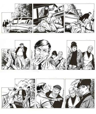 Enric Badia Romero | Modesty Blaise – Romero – 3 Daily strips nº 10113, 10114, 10114(A) – Zombie | Origin Of Comics