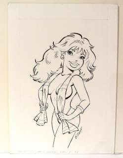 Di Sano - Pin-up - Dessin Encre de chine pour dessin de couverture d’un album en [...] | Arthema Auction