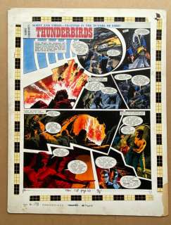 THUNDERBIRDS (1969) - ORIGINAL FRANK BELLAMY ARTWORK from TV21 Comic- FRANK BELLAMY (Artist) - TV21: | Excalibur Auctions