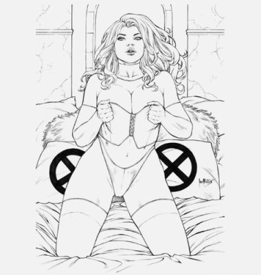 EMMA FROST 8X 11 ORIGINAL PAGE BY LEO MATOS ST3 | eBay US (Buy It Now)