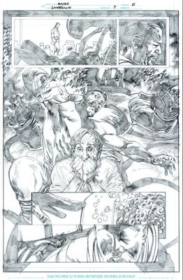 Scot Eaton | IMPERIUM #7 Page 21 ORIGINAL PENCILS! | Scot Eaton