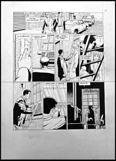 Renaud | original plate (p.14)  - Jessica Blandy volume 21  - â€œLa Frontièreâ€  - (2002) | Catawiki