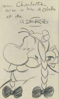 Obélix Mine de plomb sur papier. 47 x 27,5 cm | Tessier Sarrou