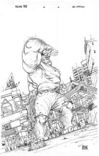 Niko Henrichon | Planche originale 1 de MACHINE MAN tome 2 | Galerie Napoléon