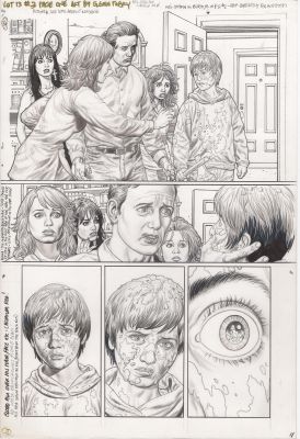 Glenn Fabry | Tavola originale per LOT 13 #3  p.1 . Cm.29 x 43. DC Comics. Anno di esecuzione 2012. | Art e Fumetto