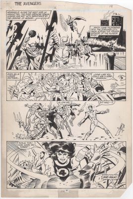 Al Milgrom | Tavola originale per The Avengers #249 p.19. Cm.28 x 42. MARVEL COMICS USA 1984. | Art e Fumetto