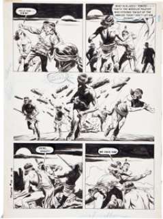 Alberto Giolitti The Lone Ranger’s Companion, Tonto #10 Page 10 Original Art (Dell, 1953). This action page by - | Heritage