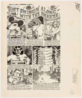 Bill Griffith San Francisco Comic Book #5 Complete 1-Page Story Original Art (The Print Mint, 1980). Here is a - | Heritage