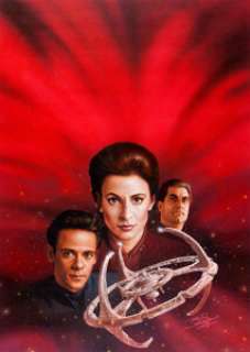Keith Birdsong Star Trek: Deep Space Nine #3 "Bloodletter" Paperback Novel Cover Painting Original - | Heritage