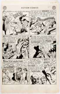 Howard Sherman Action Comics #198 Partial Vigilante Story Group of 7 Original Art (DC, 1954). This Vigilante -