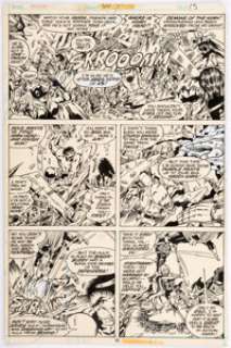 Keith Giffen The Defenders #50 Page 15 Original Art (Marvel, 1977). A must-have page for Defenders fans, - | Heritage