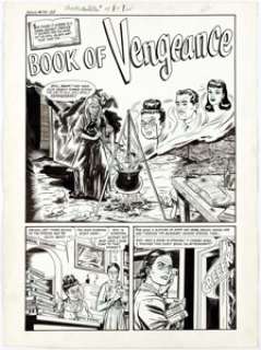 Vic Donahue Chamber of Chills #24 (4) Page  25 Original Art (Harvey, 1951)....