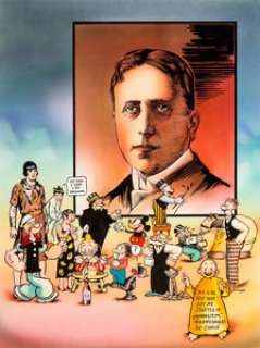 Leslie Cabarga San Francisco Examiner Cover Comic Strip Characters Salute Winsor McCay Illus... | Heritage