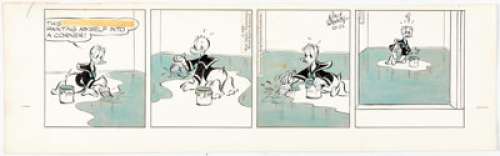 Al Taliaferro Donald Duck Daily Comic Strip 10-22-58 (Walt Disney/King Features Syndicate, 1958)  Donald - | Heritage