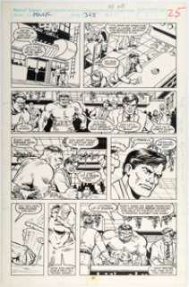Jeff Purves and Marie Severin Incredible Hulk #365 Story Page 19 Original Art (Marvel, 1990). Hulk and Ben - | Heritage