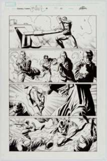 Steve Sadowski and Jack Herbert Avengers/Invaders #11 Story Page 15 Original Art (Marvel, 2009). Not the first -