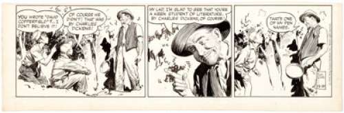 Frank Godwin Rusty Riley Daily Comic Strip Original Art dated 12-25-56 (King Features Syndicate, 1956). Frank - | Heritage