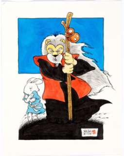 Stan Sakai - Usagi Yojimbo and Katsuichi Illustration Original Art (1988). Katsuichi was the Sensei for young - | Heritage