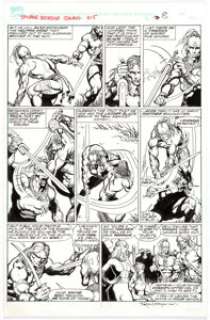 Rafael Kayanan Savage Sword of Conan #215 Story Page 8 Original Art Panel Page (Marvel, 1993).... | Heritage