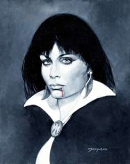 Sanjulian (Manuel Perez Clemente) - Vampirella Painting Original Art (undated).... | Heritage
