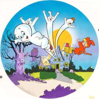 Warren Kremer (attributed) Casper the Friendly Ghost Picture Disc LP Original Art (Peter Pan Records, c. 1980s).... | Heritage