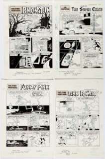 Warren Tufts The Pink Panther #31 Complete Book Original Art (Gold Key Comics/Western Pub., 1976).... (Total: 23 Original Art) | Heritage