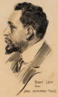 James Montgomery Flagg Bert Levy Original Art (Weekly Variety, 1914).... | Heritage
