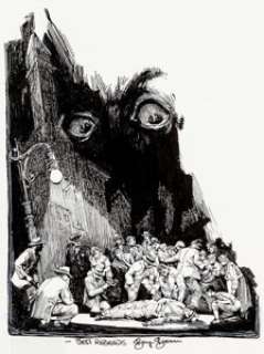 Gary Gianni The Last Pin Inscribed Original Art (F&B Mystery, 1996). Gianni is too young to have taken part in the -