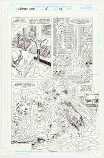 John Byrne Spider-Man: Chapter One #6 Page 13 Original Art (Marvel, 1999). Spidey battles the Human Torch on this page - | Heritage