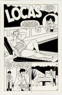 Jaime Hernandez Penny Century #1 Complete 4-Page Maggie Story "Locas" Original Art (Fantagraphics, 1997).... (Total: 4 Items) | Heritage