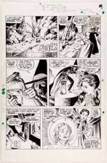 John Buscema and Tony DeZuniga MGM’s Marvelous Wizard of Oz #1 Story Page 52 and Conan Illustration Original Art (... | Heritage