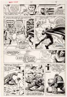 Jim Starlin and Al Milgrom Marvel Fanfare #21 Story Page 4 Original Art (Marvel, 1985).... | Heritage
