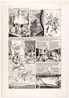 Bernard Baily Alarming Adventures #1 Story Page 3 Original Art (Harvey, 1962)....