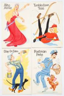 Whitman’s Old Maid Playing Cards Original Art Group of 22 (Whitman Publ., 1975).... (Total: 22 Original Art) | Heritage