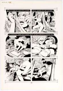 Frank Thorne | 1994 "Ghita of Alizarr" Story Page Original Art (Warren, 1982). | Heritage
