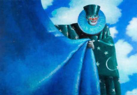 Brad Holland - Clown Painting (undated).... | Heritage