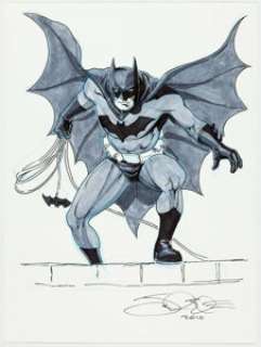 Jamal Igle - Batman Illustration Original Art (2010)....
