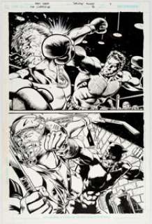 Matt Haley and Jerome Moore JSA: Classified #26 Story Page 4 Original Art (DC, 2007)....