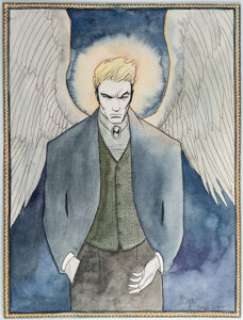 Peter Gross - Lucifer Morningstar Illustration Original Art (2007)....