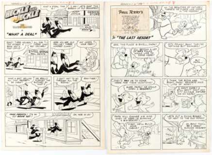 Heckle and Jeckle #16 Complete Issue Original Art Group of 18 (St. John, 1954).... (Total: 18 Original Art) | Heritage